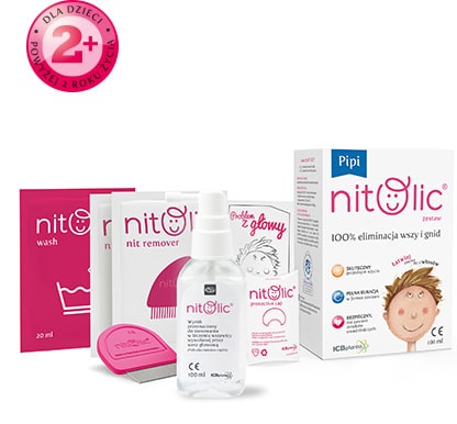 Pipi NITOLIC 30ml z grzebieniem